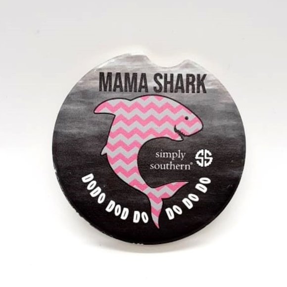 Simply Southern Accessories - Simply Southern Car Coaster SHARK